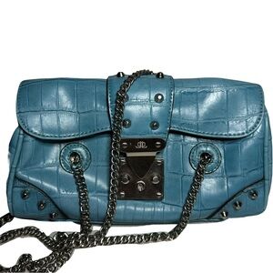 Jennifer Lopez Teal Chain Satchel